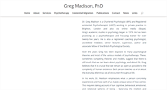 Desktop Screenshot of gregmadison.net